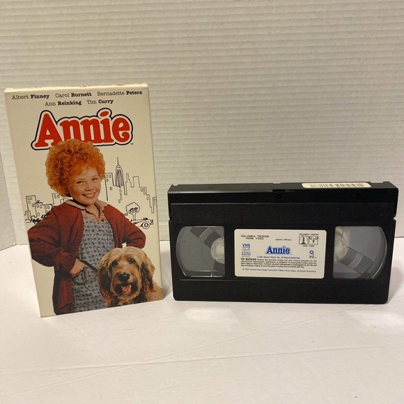 Columbia TriStar | Media | Annie Vhs Vcr Video Tape Movie Aileen Quinn ...